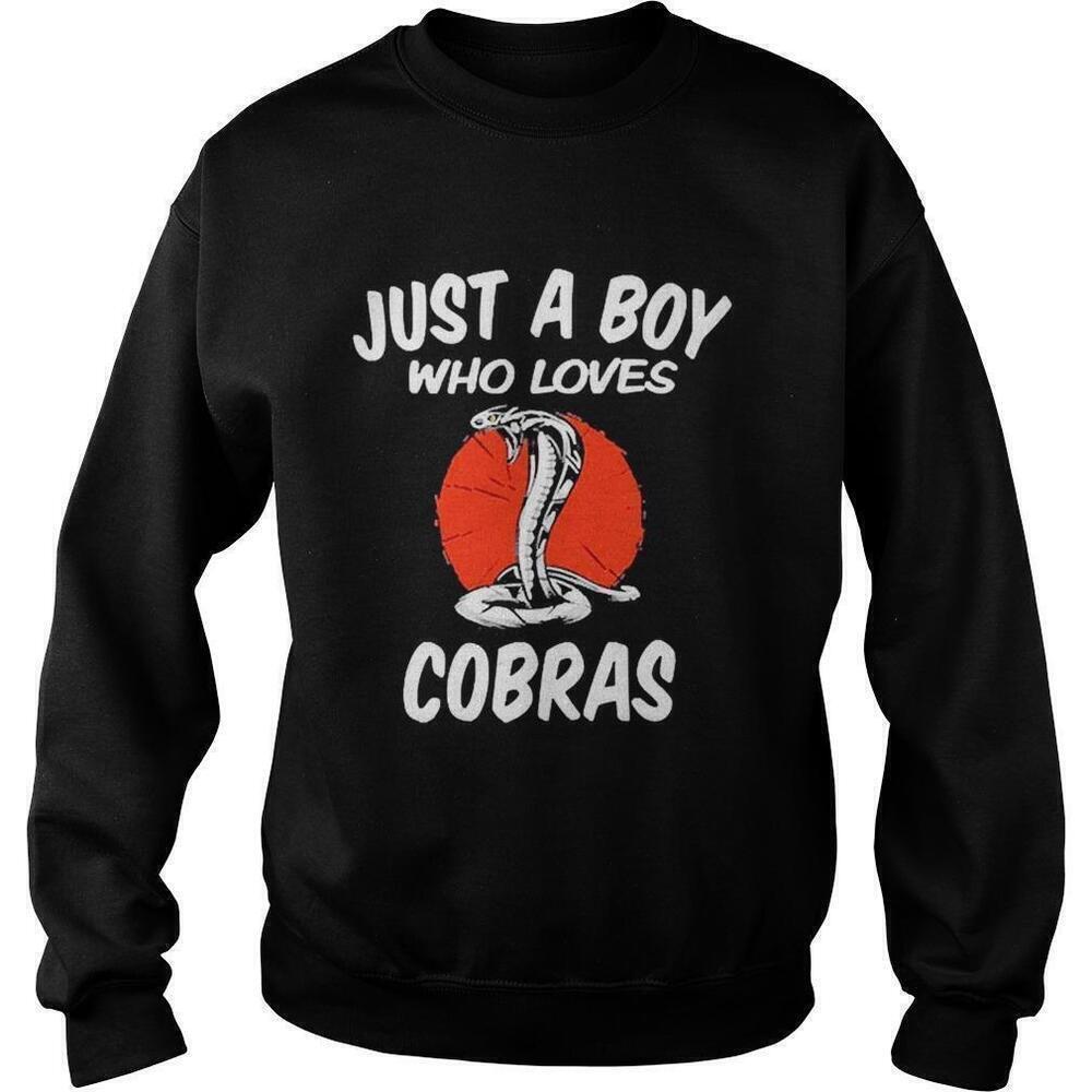 Just A Boy Who Loves Cobras Snake Reptile Sweatshirt
